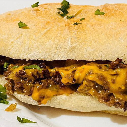 Philly Cheesesteak Sloppy Joes