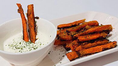 Parmesan Roasted Carrot Fries
