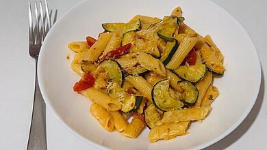 Tomato Zucchini Pasta