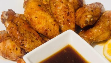 Honey Lemon Pepper Wings