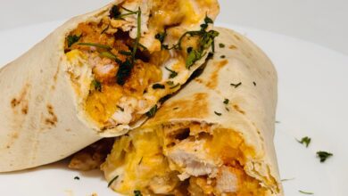 Cheesy Chicken Wrap