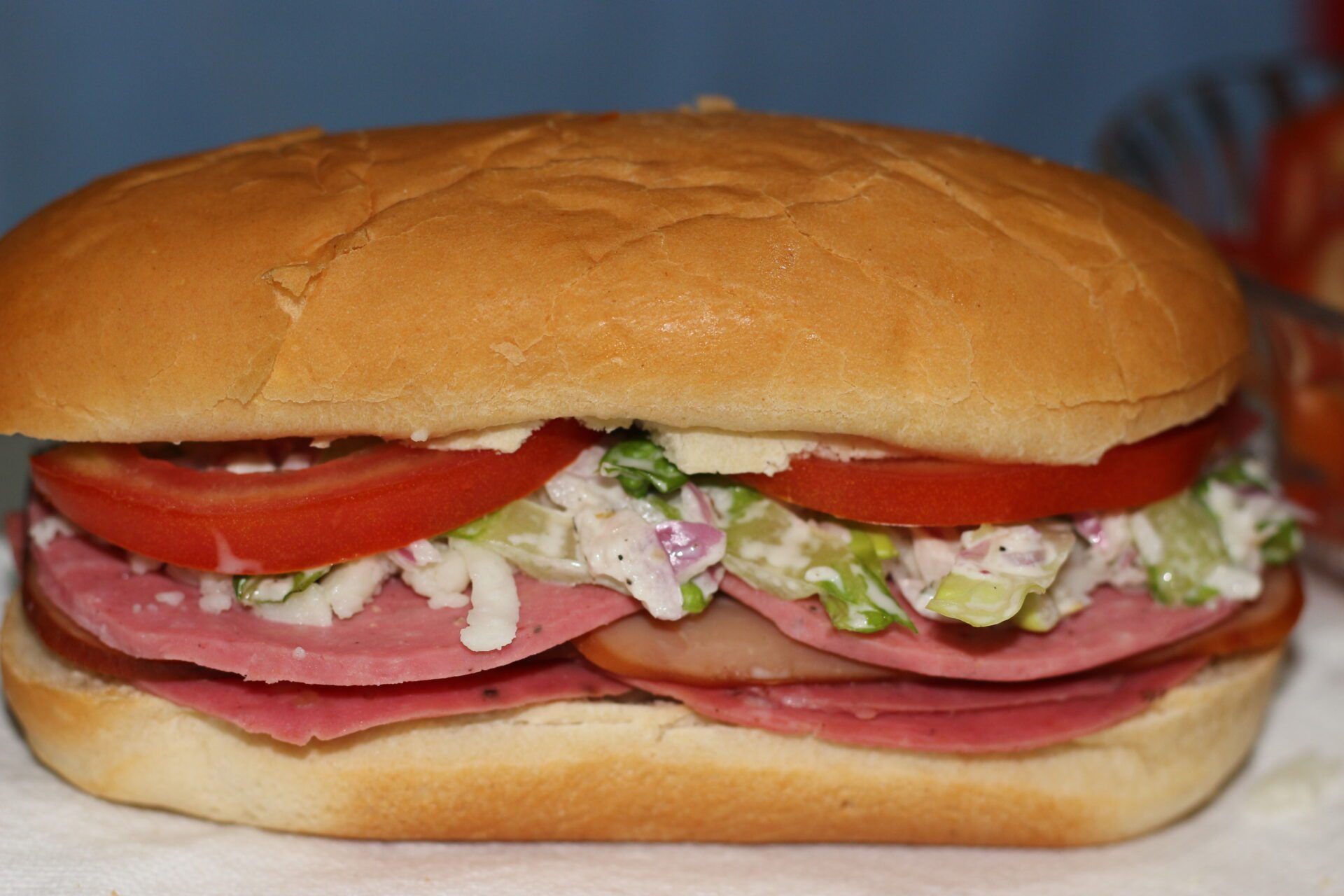 ITALIAN GRINDER SALAD SANDWICH