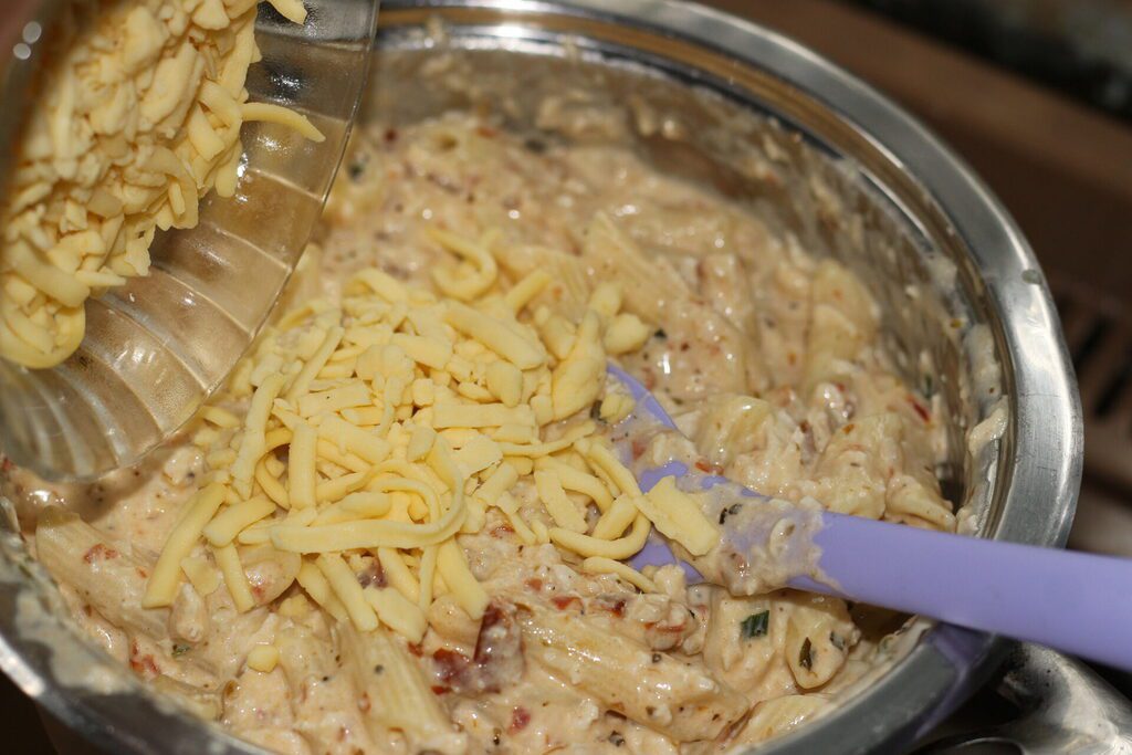 Buffalo chicken pasta