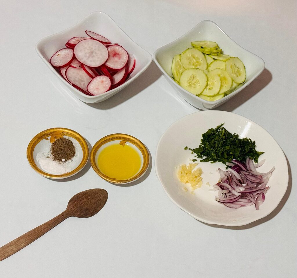 Easy Radish & Cucumber Salad Recipe