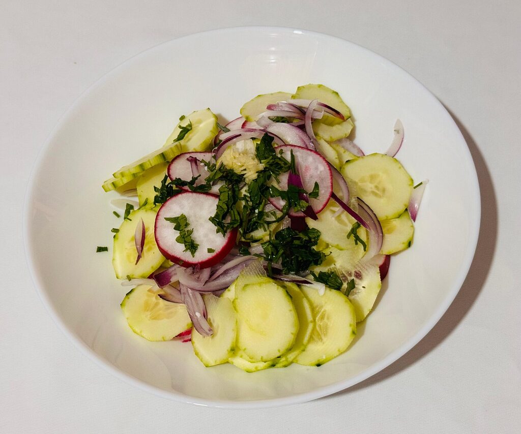 Easy Radish & Cucumber Salad Recipe