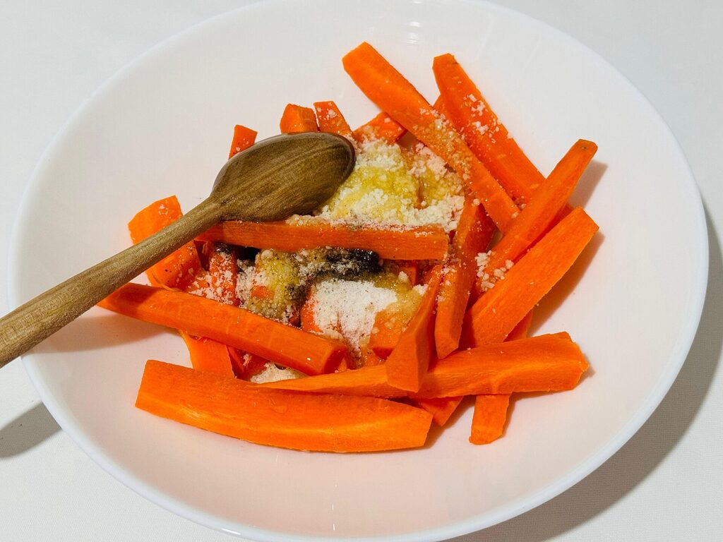 Parmesan Roasted Carrot Fries