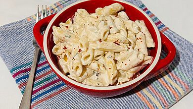 Creamy white pasta recipe