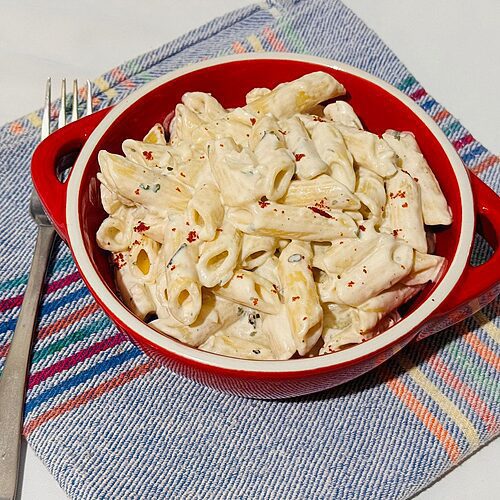 Creamy white pasta recipe