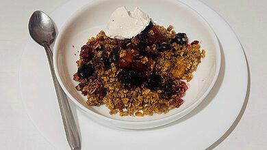 Blueberry Apple Crisp