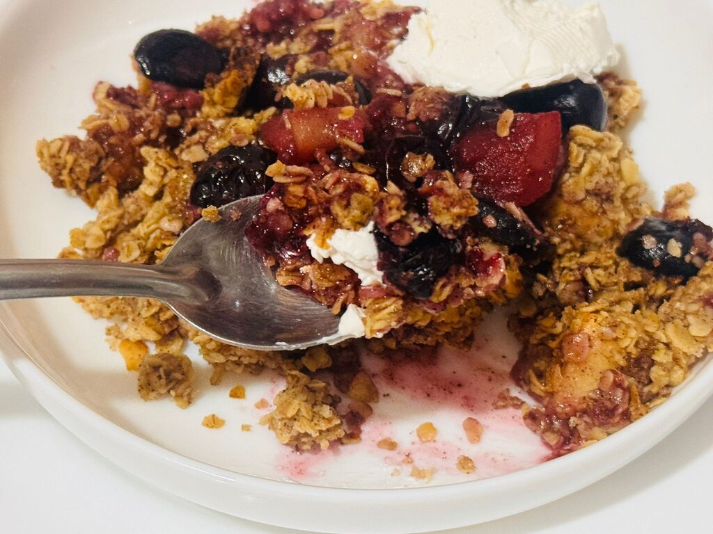 Blueberry Apple Crisp