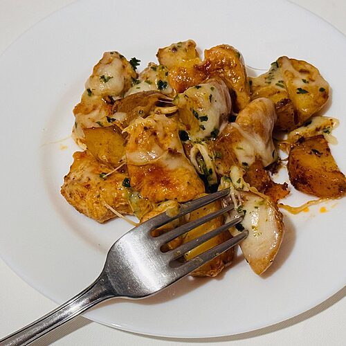 Garlic Parmesan Chicken & Potatoes